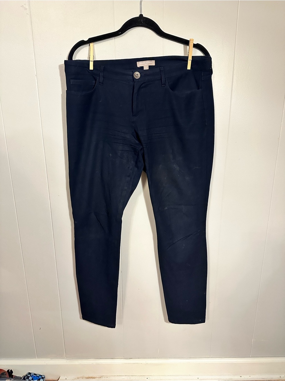 Banana Republic Navy Sloan Pants